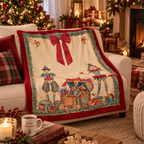 Plaid con Giftbox Vintage Toys Nuvole di Stoffa