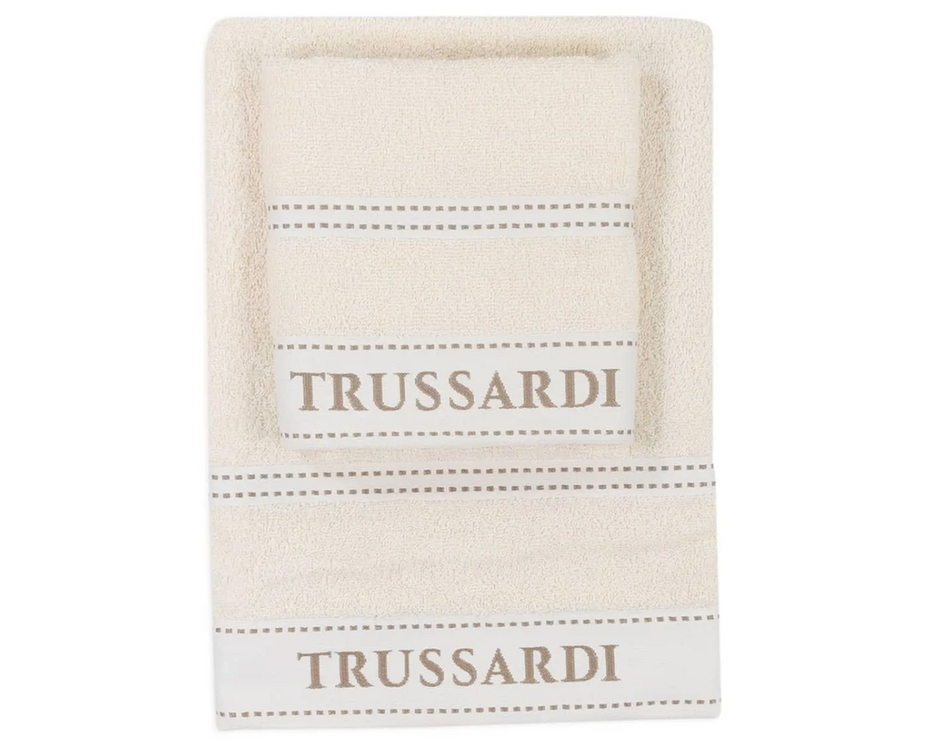 Set Asciugamani Ribbon 2pz Trussardi