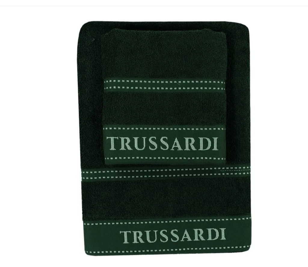 Set Asciugamani Ribbon 2pz Trussardi