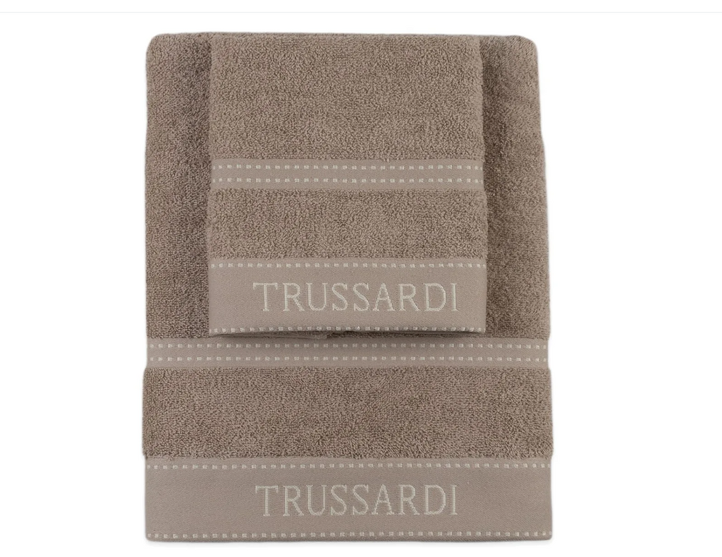 Set Asciugamani Ribbon 2pz Trussardi