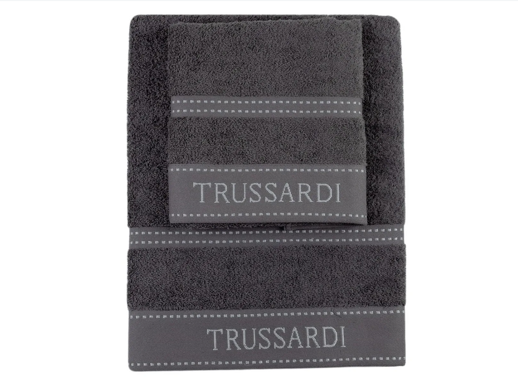Set Asciugamani Ribbon 2pz Trussardi