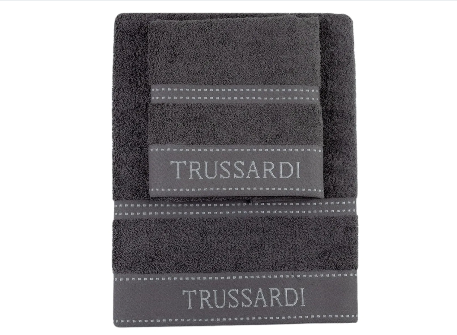 Set Asciugamani Ribbon 2pz Trussardi