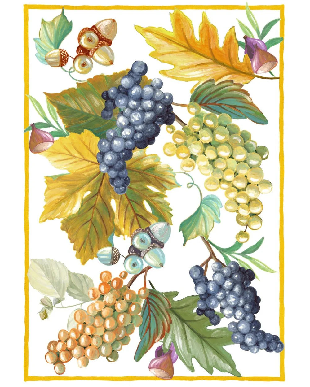 Strofinaccio Vindemia in Lino Tessitura Toscana (50x70cm)