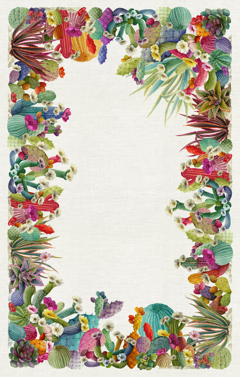 Tovaglia Kactus in Lino Tessitura Toscana (170x270cm)