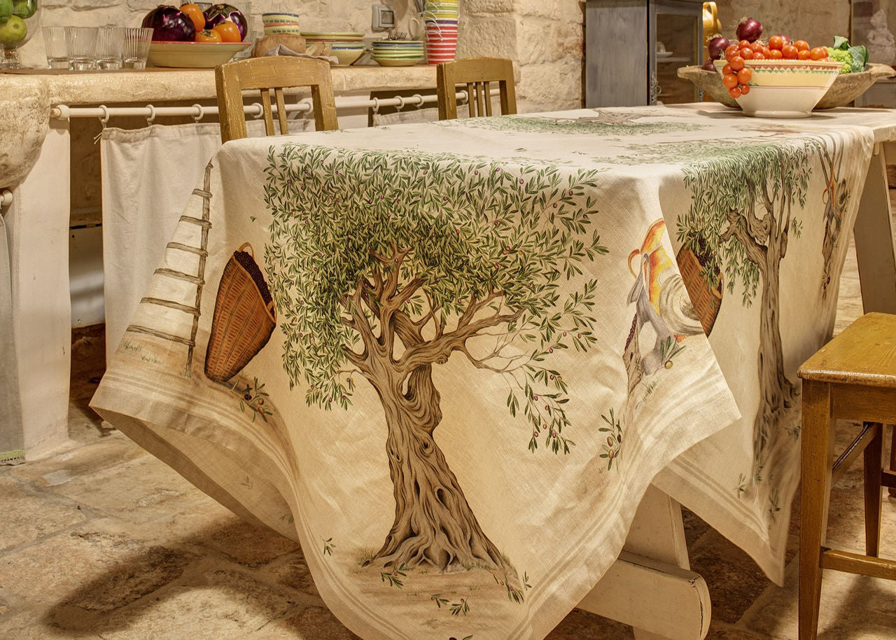 Tovaglia DOP in Lino Tessitura Toscana (170x270cm)