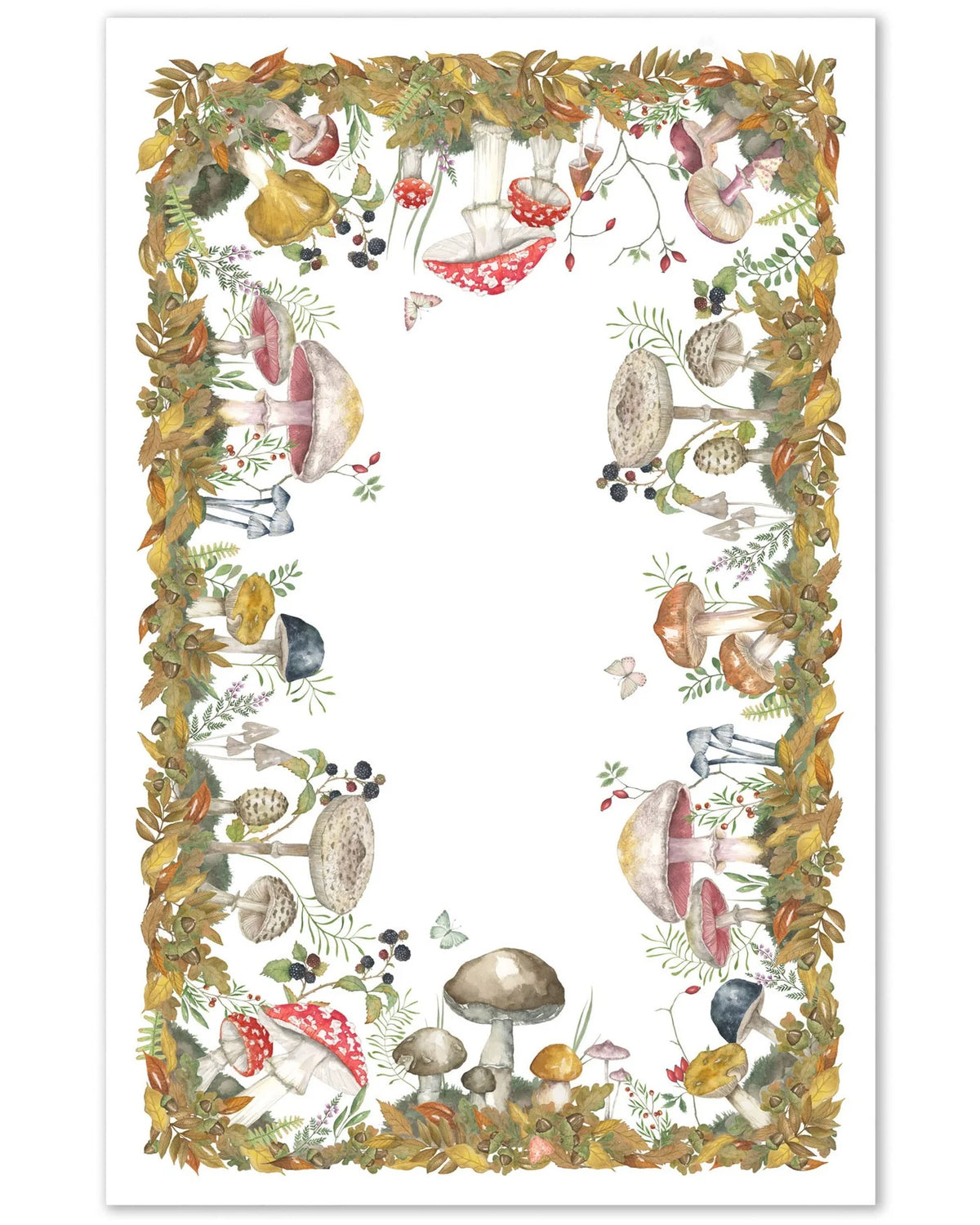 Tovaglia Grifola in Lino Tessitura Toscana (170x270cm)