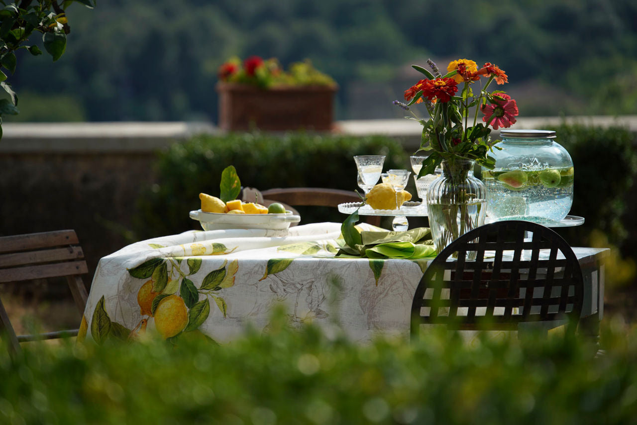 Tovaglia Limoncello in Lino Tessitura Toscana (170x270cm)