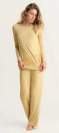 Pigiama Donna Lungo in Viscosa Pepita 4044 Sveva