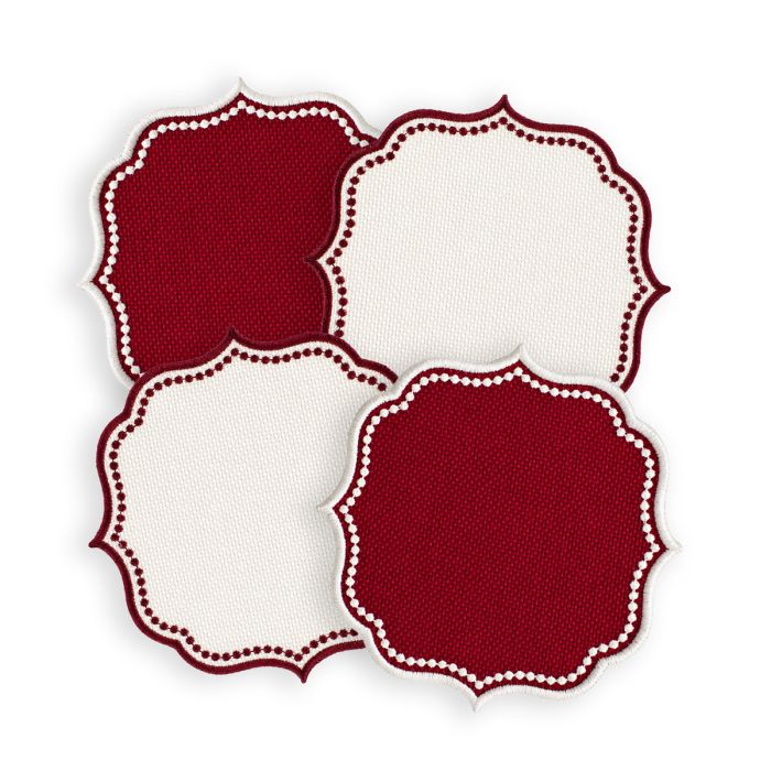 Set da 4 Sottobicchieri Bon Ton Maestri Cotonieri
